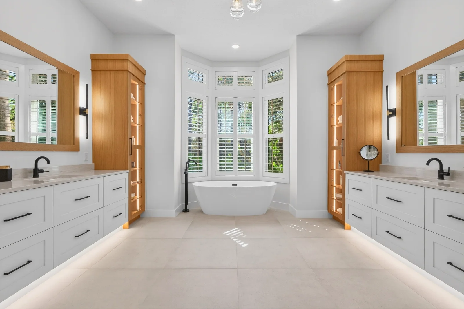 Master bathroom remodel with freestanding tub, Venice FL